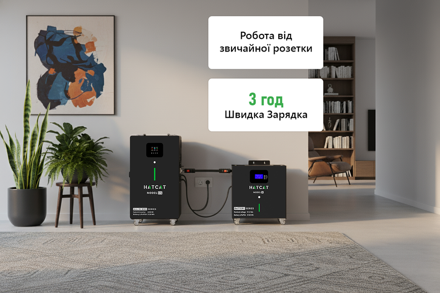 Комплект PRO 10 kWh LiFePO4: Станція ALL-IN-ONE Model ES + Додаткова батарея Model B А10240 фото